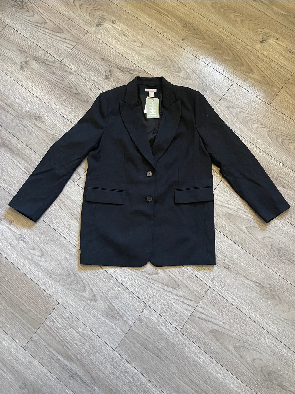 H&M Black Single-Breasted Women's Blazer